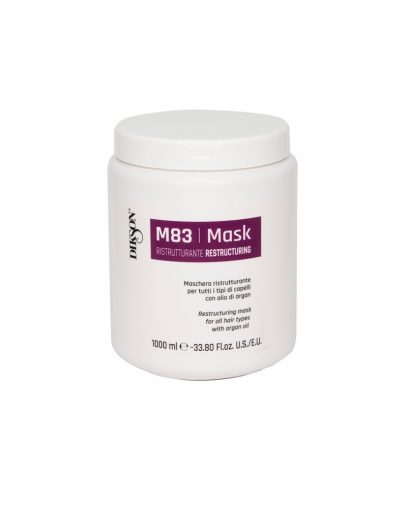 Восстанавливающая маска для всех типов волос с аргановым маслом MASK RISTRUTTURANTE M83 DIKSON