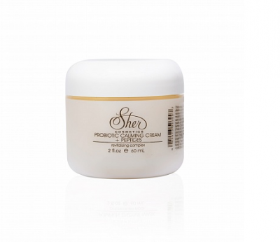 Успокаивающий крем с пробиотиками и пептидами Probiotic Calming Cream-Peptides SHER COSMETICS