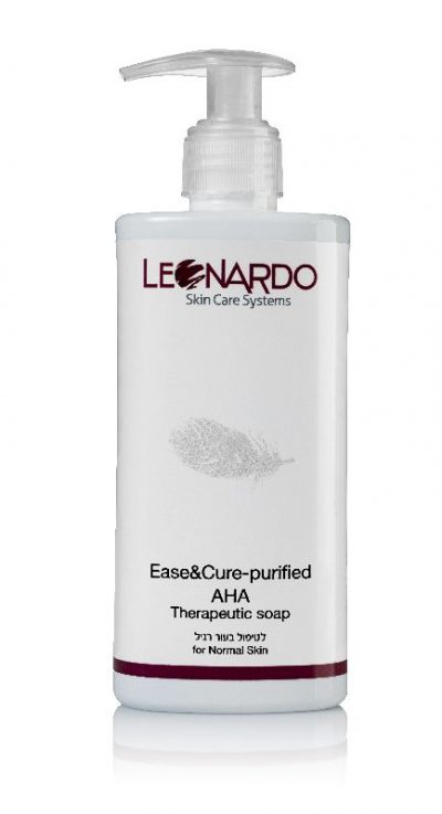 Терапевтическое Мыло с АНА для нормальной кожи Therapeutic Soap AHA for normal skin LEONARDO