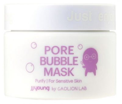 Кислородная маска от черных точек Pore bubble mask JJ YOUNG