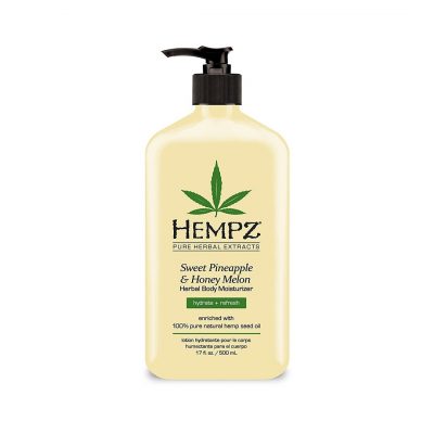Молочко для тела увлажняющее Ананас Медовая Дыня Sweet Pineapple Honey Melon Herbal Body Moisturizer HEMPZ