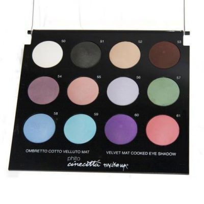 Палитра 12 тени запеченные матовые Palette 12 Mat velvet cooked eye shadow CINECITTA