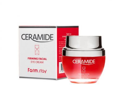 Укрепляющий крем для области вокруг глаз с керамидами Firming Facial Eye Cream FARMSTAY