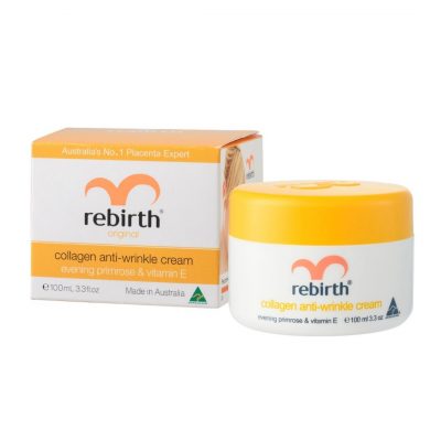 Крем против морщин с коллагеном, маслом вечерней примулы и витамином E Collagen Anti-Wrinkle Cream REBIRTH