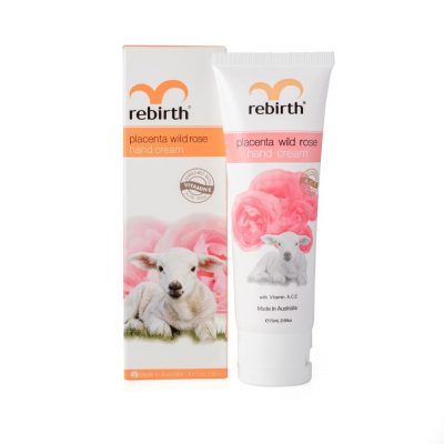 Крем для рук с экстрактом плаценты и маслом розы Placenta Wild Rose Hand Cream REBIRTH