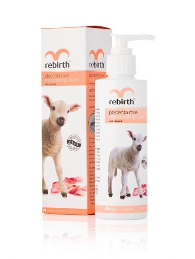 Крем для тела увлажняющий с экстрактом плаценты и маслом розы Placenta Rose Moisturising Cream REBIRTH