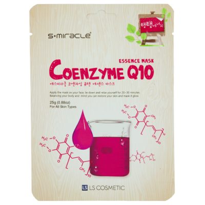 Маска для лица с коэнзимом Q10 S+MIRACLE