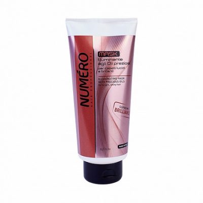 NUMERO ILLUMINATING WITH MACADAMI&ARGAN OIL Маска для придания бриллиантового блеска с маслом арганы и макадамии BRELIL PROFESSIONAL