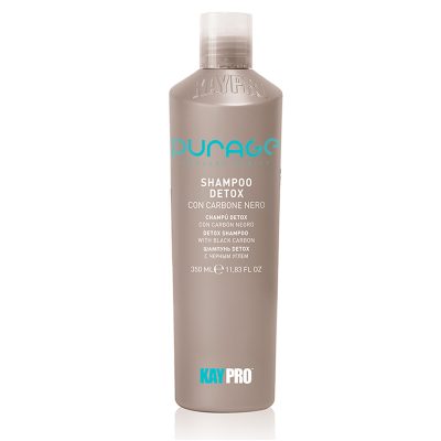 Детокс шампунь на основе черного угля DETOX SHAMPOO BLACK CARBON KAYPRO