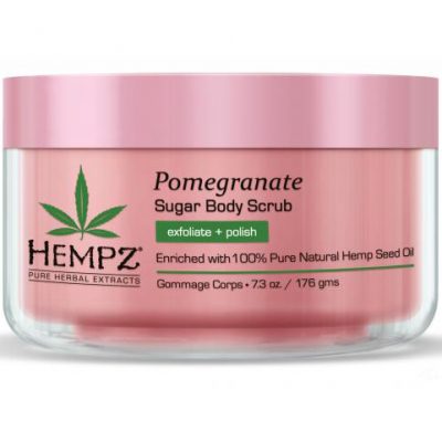 Скраб для тела Сахар и Гранат Body Scrub-Sugar Pomegranate HEMPZ