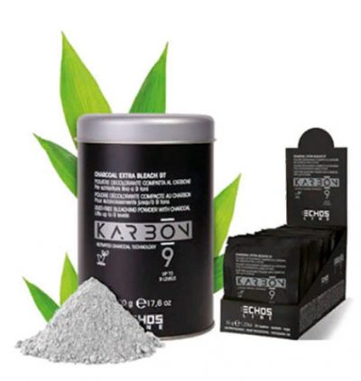Обесцвечивающий угольный порошок в саше для осветления до 9 тонов Charcoal Dust Free Bleaching Powder With ECHOSLINE