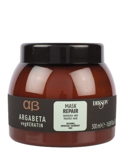 Маска для ослабленных и химически обработанных волос Argabeta vegKeratin Mask Repair DIKSON