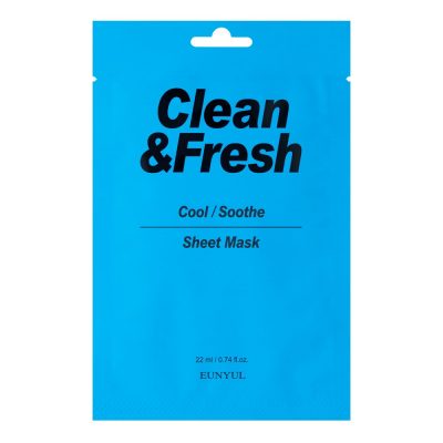 Тканевая маска для охлаждающего и успокаивающего эффекта Clean & Fresh Cool Soothe Sheet Mask EUNYUL