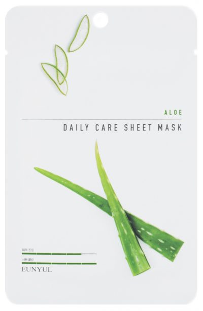 Тканевая маска для лица с экстрактом алое Aloe Daily Care Sheet Mask EUNYUL