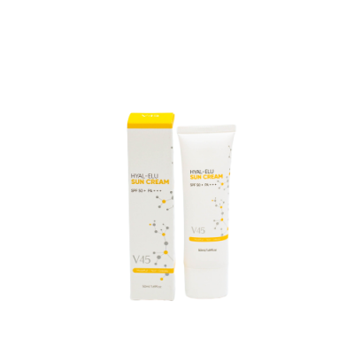 Солнцезащитный крем Hyal-elu suncream SPF50 pa+++ V45