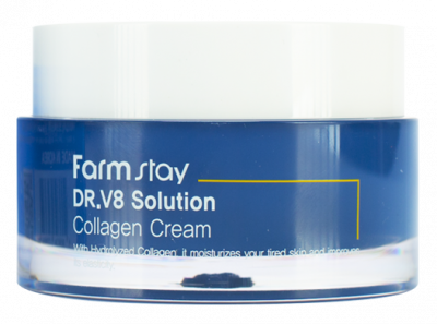 Крем с коллагеном Dr-V8 Solution Collagen Cream FARMSTAY