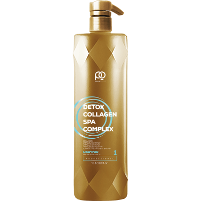 Мягкий подготавливающий шампунь для волос Collagen Detox SPA Complex Healthy & Balanced Shampoo step 1 PAUL OSCAR