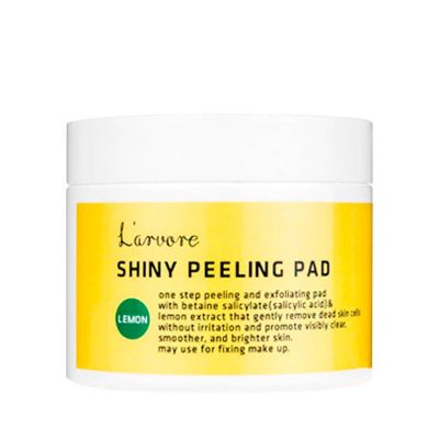Очищающие диски с экстрактом лимона LEMON SHINY PEELING PAD L'ARVORE