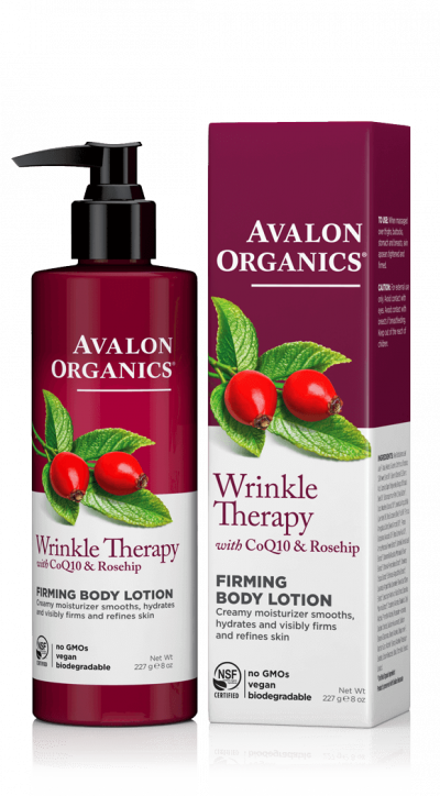 Укрепляющий лосьон для тела с коэнзимом Q10 и шиповником Wrinkle Terapy With CoQ10 & Rosehip Firming Body Lotion AVALON ORGANICS