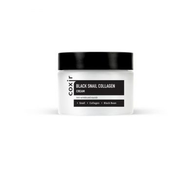 Крем против морщин с коллагеном и муцином черной улитки Black Snail Collagen Cream COXIR