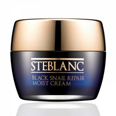 Крем для лица увлажняющий с муцином Чёрной улитки 60% Black Snail Repair Moist Cream STEBLANC