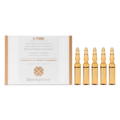 Протеогликаны и витамин С - Коктейль в ампулах C-TIME Proteoglycans Vitamin C DERMATIME