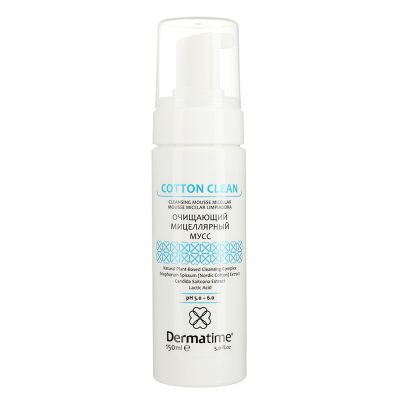 Очищающий мицеллярный мусс COTTONCLEAN Cleansing Mousse Micellar DERMATIME