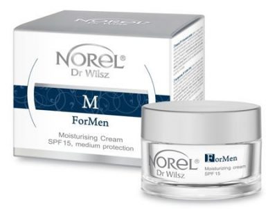 Увлажняющий крем с SPF 15 для ухода за мужской кожей / ForMen - Moisturuzing cream medium protection, SPF 15 NOREL DR.WILSZ