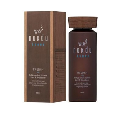 Мужской тоник с эффектом глубокого очищения Homme Pure & Deep Toner BALHYO NOKDU