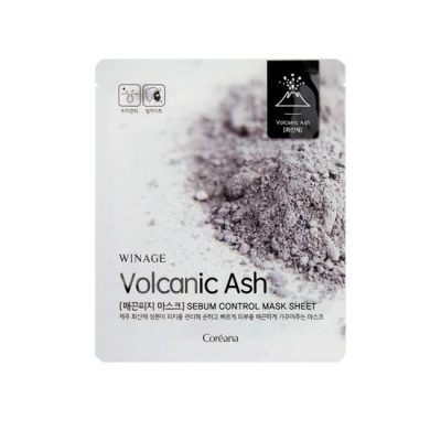 Себум - контроль маска с вулканическим пеплом Sebum Control Mask Sheet WINAGE