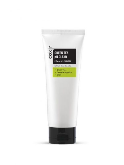 Очищающая пенка с зеленым чаем Green Tea pH Clear Foam Cleanser COXIR