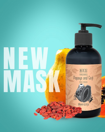 Маска для волос Papaya and Goji Fragrance BES