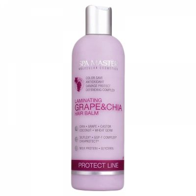 Ламинирующий бальзам для защиты волос с виноградом и чиа Laminating Hair Balm pH 3,5 SPA MASTER PROFESSIONAL