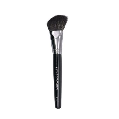 Профессиональная скошенная кисть из енота для макияжа d.27/8 KET PROFESSIONAL