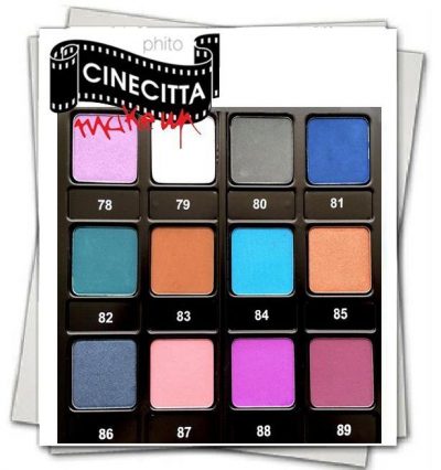 Палитра 12- компакт-тени (4 серии) Palette 12 compact eye shadows CINECITTA