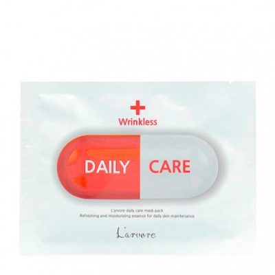 Тканевая маска для лица с лифтинг эффектом DAILY CARE MASK WRINKLESS L'ARVORE