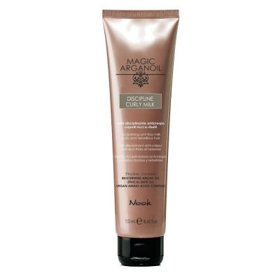 Молочко для ухода за непослушными и вьющимися волосами Disciplining anti-frizz Curly Milk NOOK