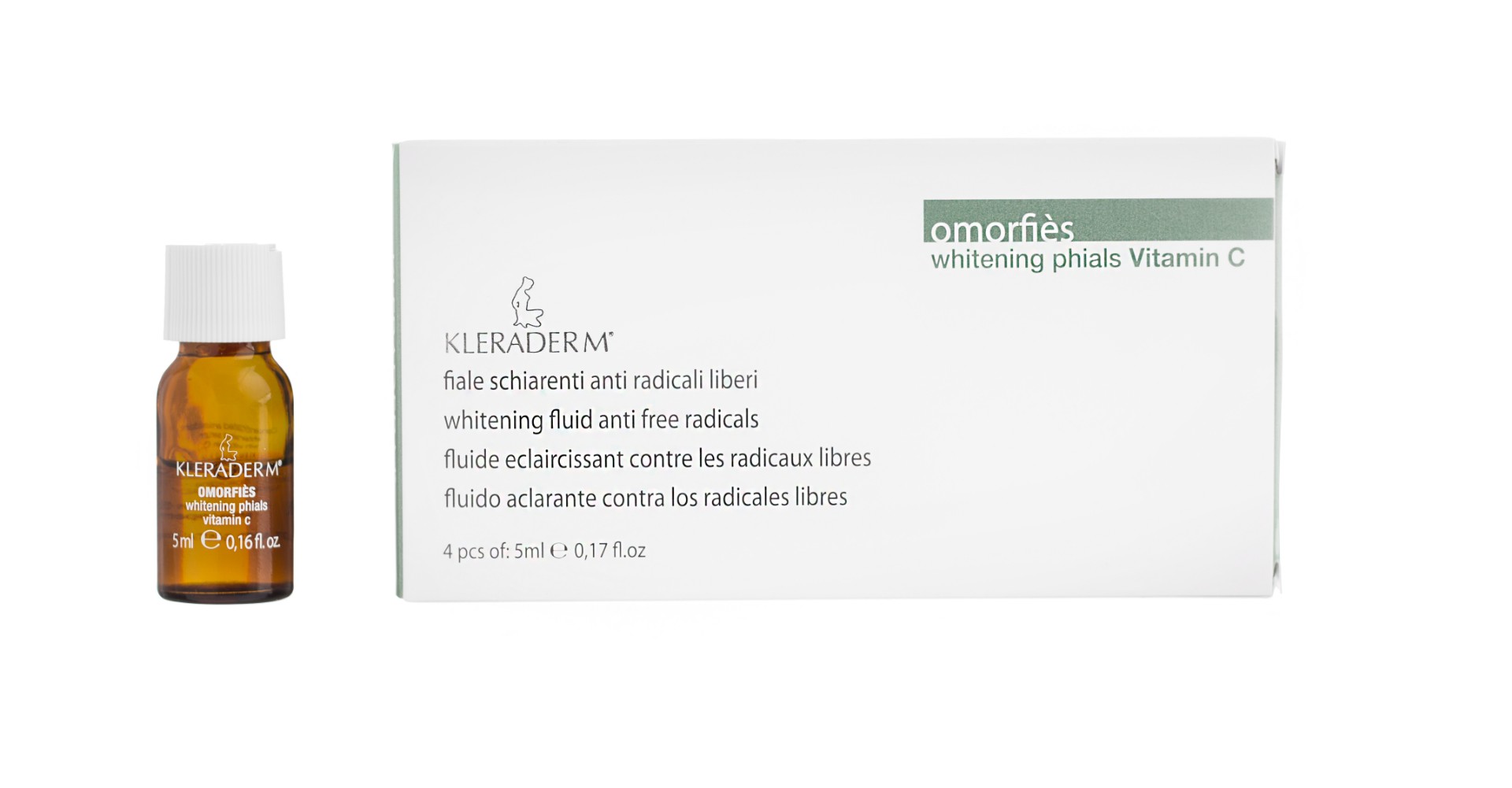 Сыворотка Отбеливающий концентрат в ампулах Витамин С 20% Whitening Ampoules Vitamin C 20 % KLERADERM