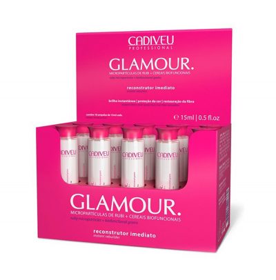 Восстанавливающие ампулы Glamour Plus Instant Rebuilder Vial CADIVEU