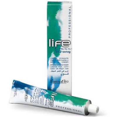 Химический выпрямляющий крем, не содержит спирта Life Liss Strong FARMAVITA